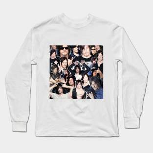 Norman Reedus Collage Long Sleeve T-Shirt